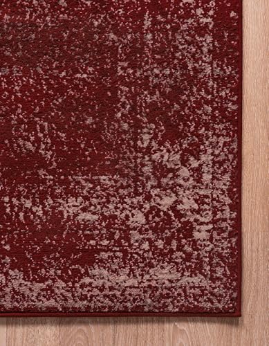 Tapis traditionnel bordeaux Unique Loom 274x366 cm Sofia pour salon chic - 8