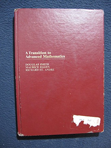 A transition to advanced mathematics 0534012493 Book Cover