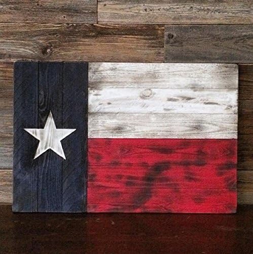 Rustic Texas Flag, (Pick a Size) Weathered/Distressed, Home Decor, Classroom, Man Cave, Outdoor