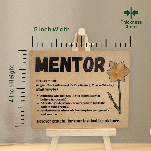 tinydabba Wooden Definition Plaque with Easel – Mentor Gift by tinydabba - 3