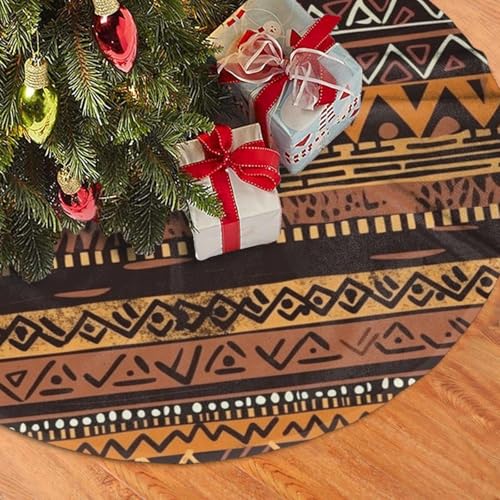 Hclyvexiria Afrikanischer Schlammstoff Weihnachtsbaumständerhülle