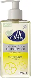 Hi Clean Sabonete Líquido Antisséptico Para Corpo E Mãos Vegano Sem Triclosan 94% Vegetal E Mineral Verbena 250Ml