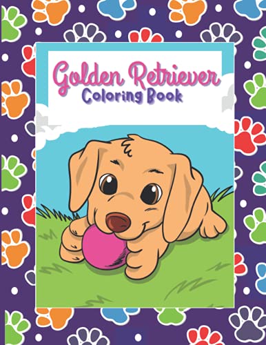 Golden Retriever: Coloring Book