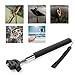 VVHOOY Extendable Aluminum Alloy Handheld Selfie Stick Monopod Tripod Holder for 1080P 4K Waterproof Sports Action Camera