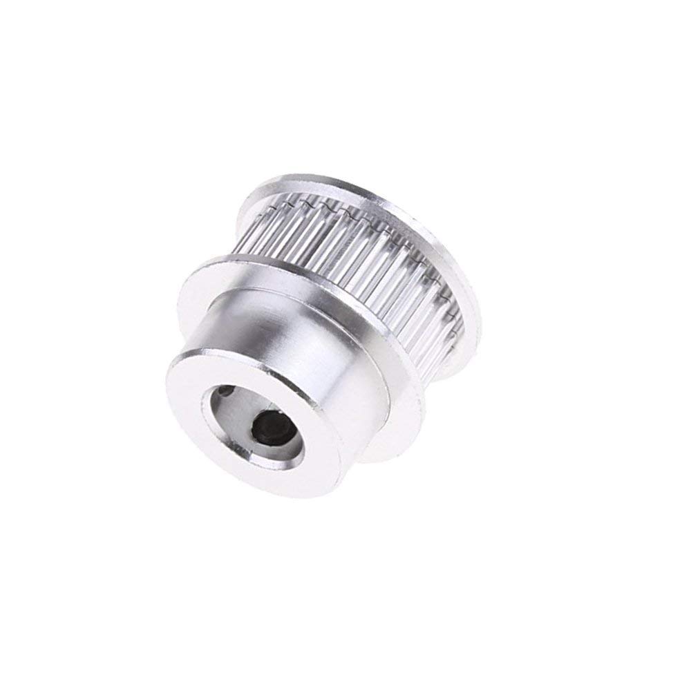 GT2 8mm Bore 30 Teeth Pulley 2Pcs, 6mm Band Width Synchronous Wheel, Aluminum Alloy, 2GT Timing Belt Pulley for 3D Printer CNC Milling Machine Rubber Belt