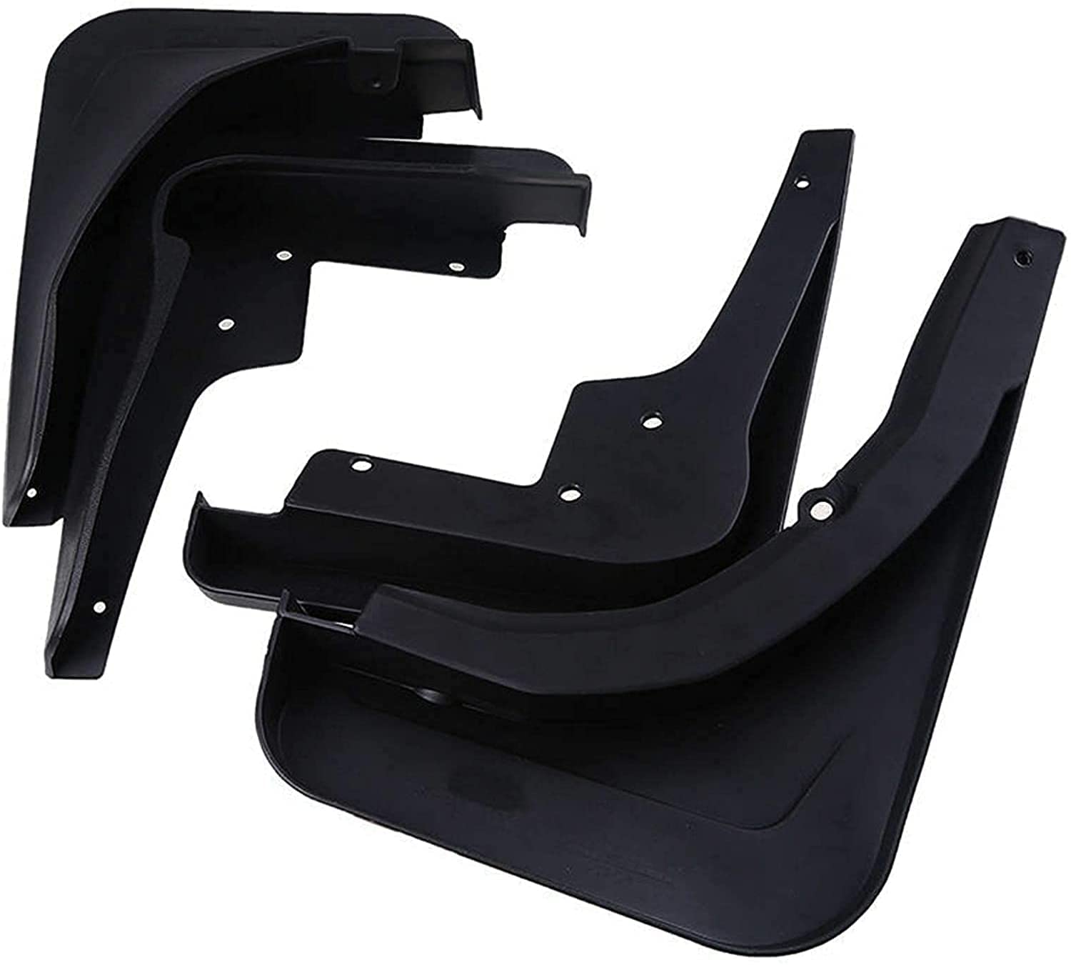 Lot De 4 Garde-Boue Anti-Salissures Pour MERCEDES VIANO – Avant Et Arrière – Caoutchouc Noir – Neuf