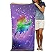 Rainbow Galaxy Unicorn Bath Towels Beach Towels Swim Towels Adults Soft Absorbent