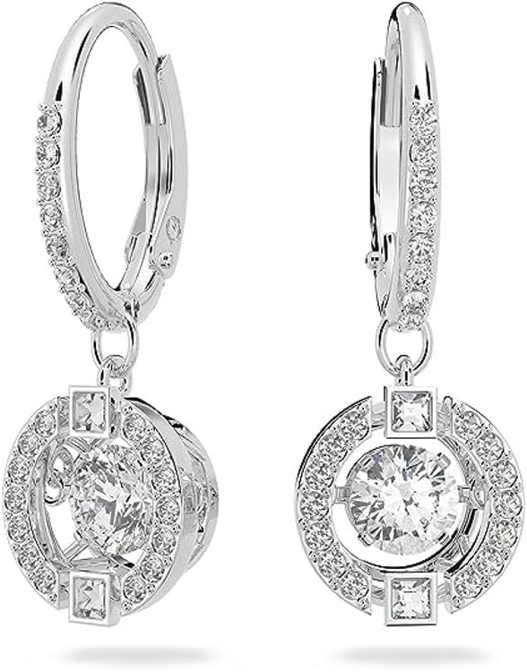 Swarovski Sparkling Dance Pierced Earrings Cz White One Size