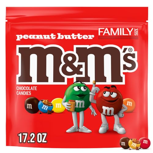 Peanut Butter Milk Chocolate Candy, Family Size, 17.2 oz Resealable Bag