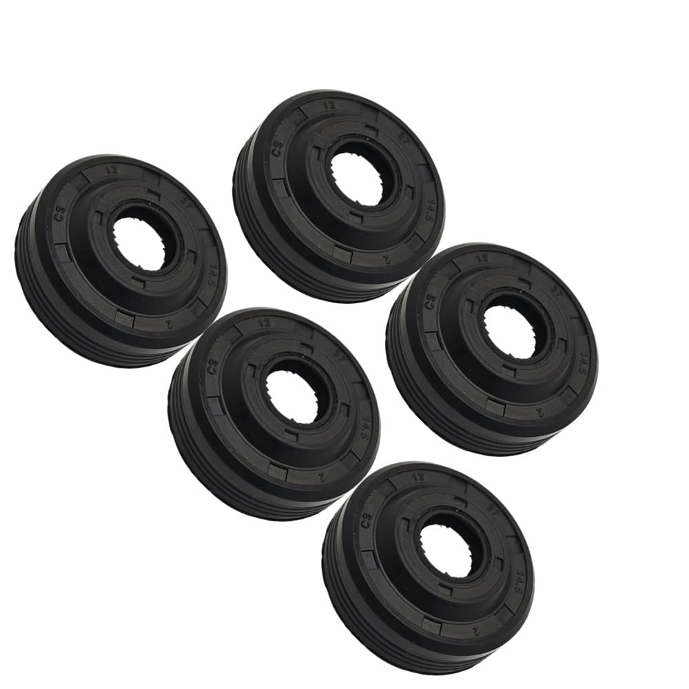 Juego de 5 retenes de Aceite for cigüeñal, compatibles con motosierras 142, 137, 136, 141, 41, 36, 235, 236 y 240.