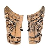 Construction en plastique : fabriqué en plastique durable, cet ensemble est sûr, résistant et idéal pour diverses activités. protège-bras noirs de style steampunk, brassards en métal