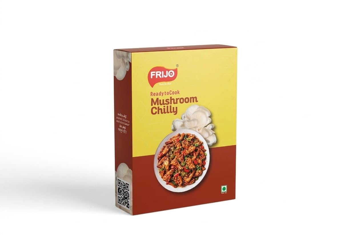 FRIJO Ready to Cook Mushroom Chilly 60g | Spicy Indo-Chinese Starter Mix | Instant Meal Kit with Oyster Mushrooms & Authentic Spices | Healthy Snacks | Just Add Water Veg Stir-Fry-Pack of 2-picture-11