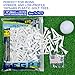 1 1/2 Inch Plastic Golf Tees,Short Tees 120 Pack-4 Prongs with Low Friction Design for Iron,Par Threes,Hybrids and Driving Range,with High Stability and Low-Friction White Golf Tees (50 Pack)