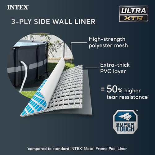 Intex 26309ST Ultra Xtr Frame 14' X 42 Inch Round Above Ground Outdoor Swimming Pool Set thumb #3