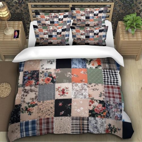 Housse de couette gothique 200x200cm en microfibre PurpleSkullArt - 5