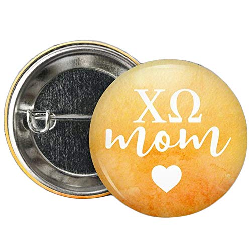 Chi Omega Chi O Mom Button