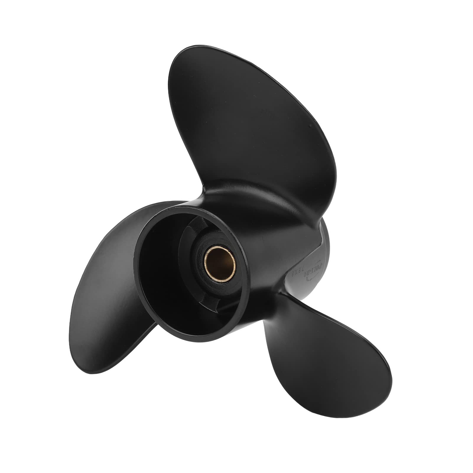 Marine Außenbordpropeller 3 Blätter 7,8 x 8 Zoll 12 Zähne RH Rotation Ersatz für TOHATSU 4-6 PS MFS4 4-Takt-Motor