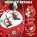 JIEYAO 4pcs Christmas Reindeer Antlers Hairpins Christmas Tree Hair Clips Deer Headband Hair Accessories Cute Ears Hair Barrettes for Women Christmas Party