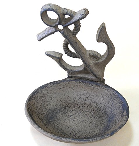 Nautical Anchor Soap Dish Cast Iron Rustic #TOP1