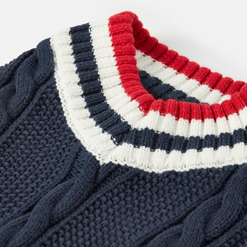 Rosewood x Joules Dawson Navy Knit Jumper for Dogs, Small, Washable, Warm and Comfy Winter Sweater for Small Dogs - Image 8