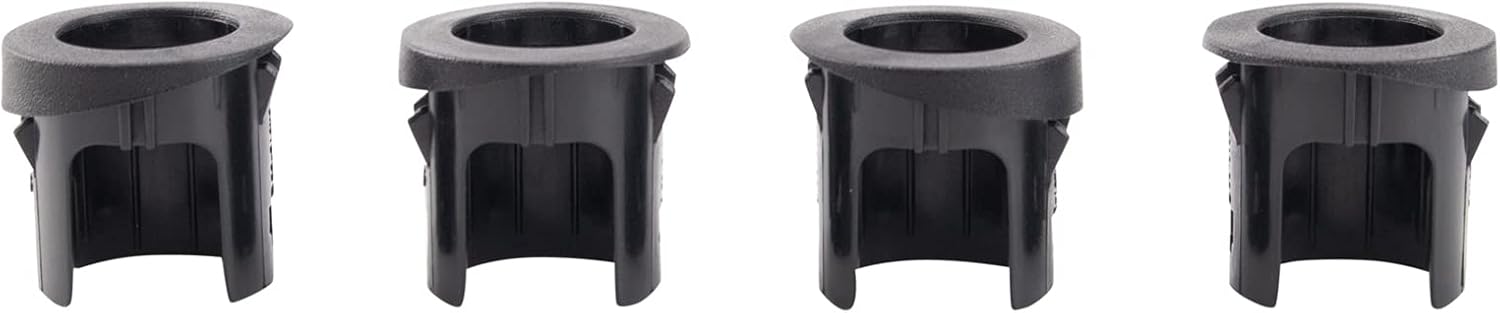 TRQ Rear Parking Assist Sensor Bezel Set Compatible with 2015-2020 Ford F-150