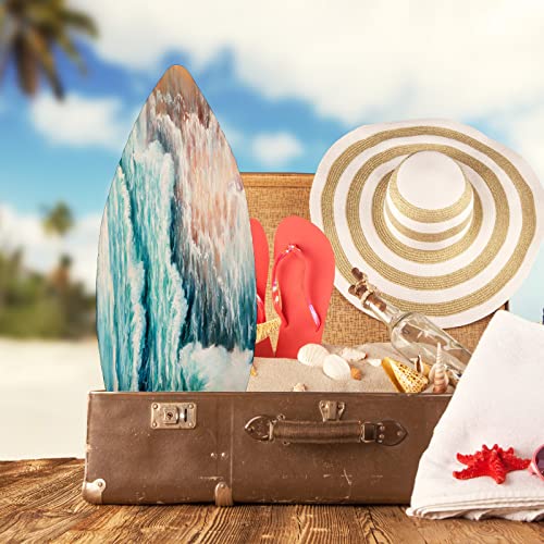 image for Sratte 4 Pcs Wood Surfboard Blanks Surf Boards for Decorating Unfinish