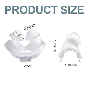 Replacement Nasal Pillow for ResMed AirFit P10 Frame 2 Pack Large Soft Silicone CPAP Mask Cushion Comfortable Sleep Therapy Nasal Pillows Supplies