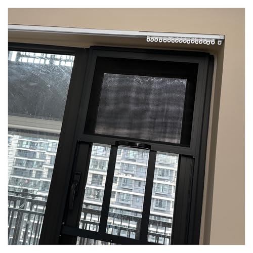 Riel para Cortina de Techo, Sistema de riel Ajustable para Cortina, de 90 a 42 cm, para Montaje en Techo y Pared, riel de Aluminio Resistente para Tela, Tul y Cortinas, Barras telescópicas p