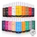 Produktbild Acrylic Paint Set By Color Technik, Artist Quality, NEW COLOURS, 18x59ml (2-Ounce) Bottles, Best Colours for Painting Canvas, Wood, Clay, Fabric, Nail Art & Ceramic, Rich Pigments Heavy Body. Gift Box