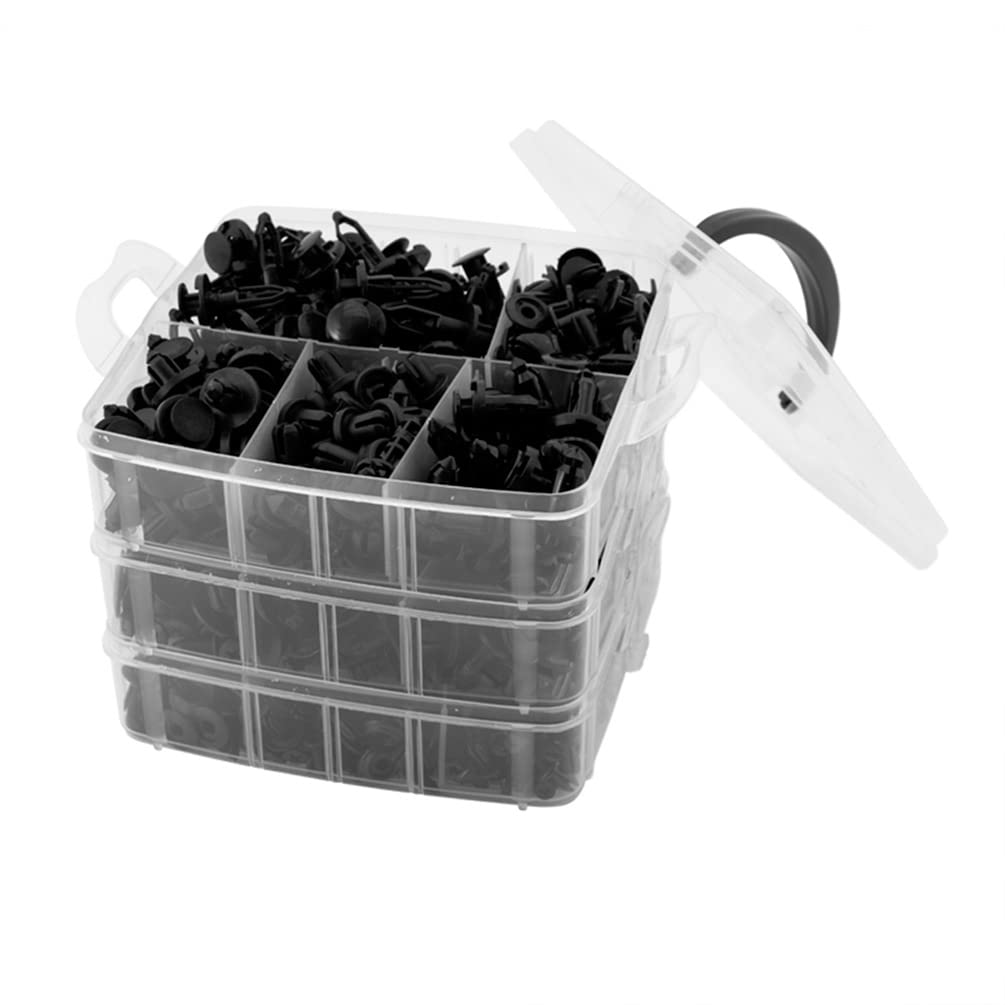 AUTO-STYLE AutoStyle Assortment Box with Automotive Clips - 630 pieces assorted + Ply tool, Black - Image 4