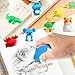 URSKYTOUS 36Pcs Animal Erasers Kids Desk Pets Pencil Erasers 3D Puzzle Bulk Mini Animal Eraser Toys Fun Cute Eraser for Classroom Rewards, Game Prizes, Treasure Box, Easter Egg Fillers