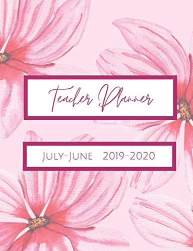 Teacher Planner July-June 2019-2020: Succulents & Flowers : Daily, Weekly, Monthly Academic Organizer with Class Schedule, Weekly and Monthly Goals, ... and Teachers, Seating Chart, and Notes image 3