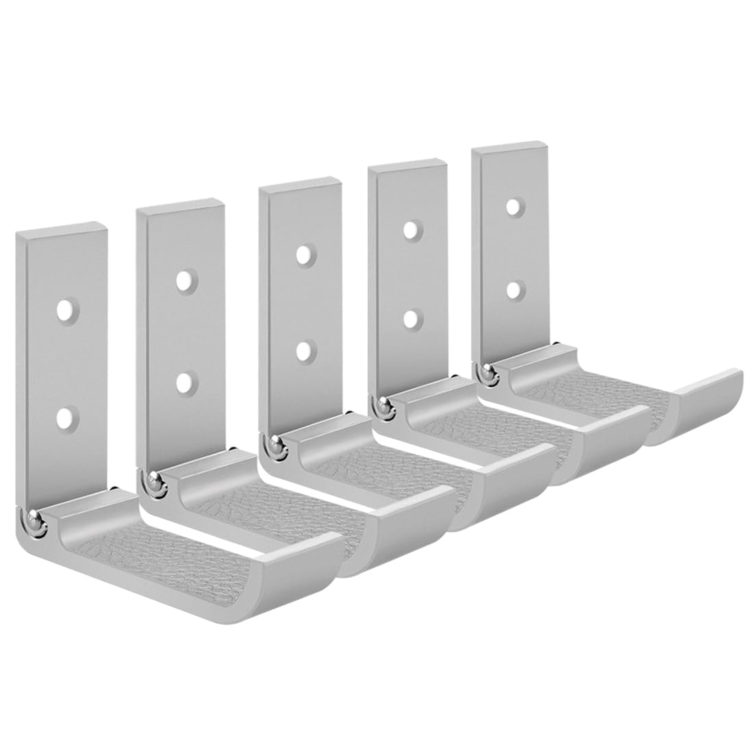 Geekria Foldable Wall Mount Headphones Holder, Headset Hanger, Aluminum Wallmount Hook, Hold Up to 1kg with 3M Tape, 20kg Screws, Stand Come Headband Protective Pad (5pcs)-image-37