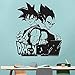 L'altro ieri animazione di intaglio creativo Dragon Ball Monkey King e Vegeta adesivi murali adesivi per la decorazione della stanza dei bambini 56x67cm