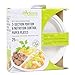 Precise Portions PP9-3SCP-25 Divided Disposable Plates, Dietitian Developed for Portion Control, All Natural Weight Loss, Blood Sugar Metabolism, Blood Pressure Compostable, 9" (Pack of 25)