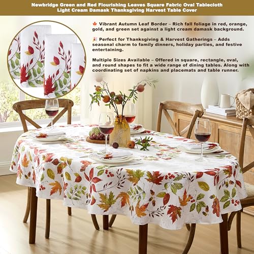 Servilletas de Tela Newbridge Flourishing Leaves Set x4 miniatura 4