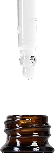 Miniatura 93 de YIZHAO Botella cuentagotas de vidrio negro de 2 onzas, botellas de tintura con cuentagotas de vidrio, para aceites esenciales, aromaterapia