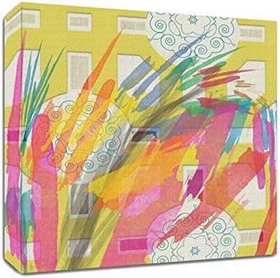 iDecor canvas printing of corn abstract in 40 x 40 cm frame