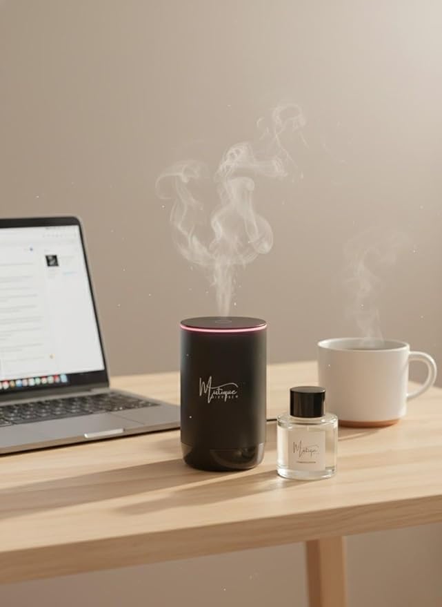 Difusor de Aromas Portátil Mistique Smart con Luz LED y Control Táctil miniatura 4
