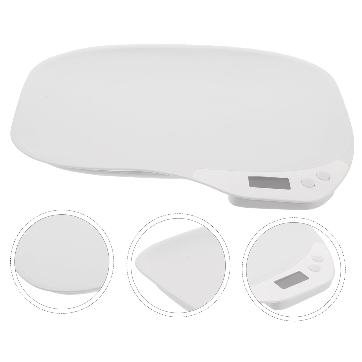 Pet Digital Scale with LED Display Capacity Lightweight Precision Electronic Weight Measuring Scale for Puppies Kittens Rabbits Multi Use for Home Veterinary and Pet Stores