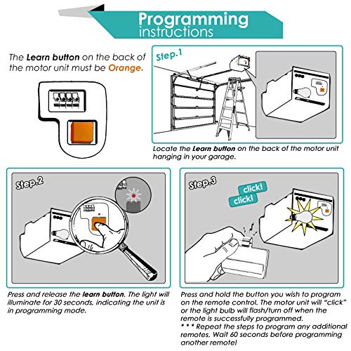 Replacement For Liftmaster 973Lm Garage Door Remote Opener 390Mhz #TOP6