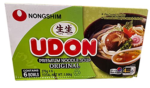 Nongshim UDON NOODLE BOWL 6 X 276G