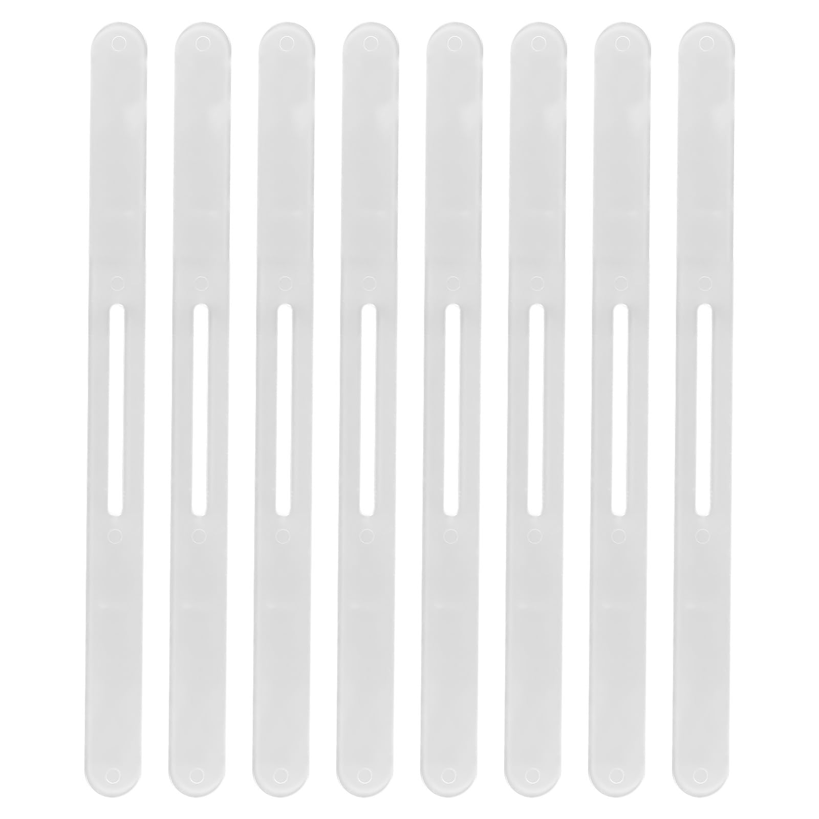 BOXOB 8pcs Replacement Strips for Bedsheet Holder, Transparent Plastic Bed Corner Holder Keep Sheets Firm Tight Bedsheets Stays Lock Bed Sheet Strap Holders for Bedding Mattress Protectors Blankets