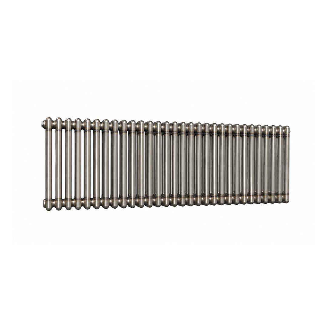 Lux Heat Bare Metal Lacquer Horizontal 3 Column Traditional Radiator 500Mm (H) X 1370Mm (W)