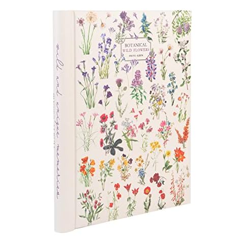 Kokonote Fotoalbum zum Selbstgestalten Botanical Wild Flowers Cover