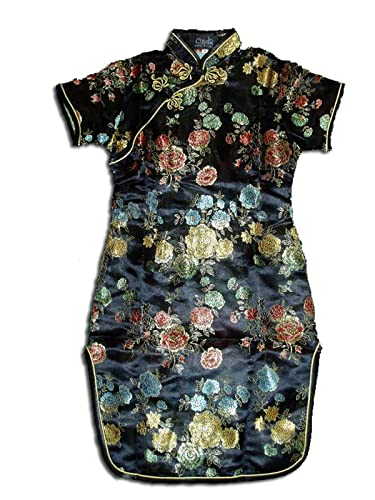 Robe chinoise satin Cinda filles cadeau original anniversaire et fête de Noël