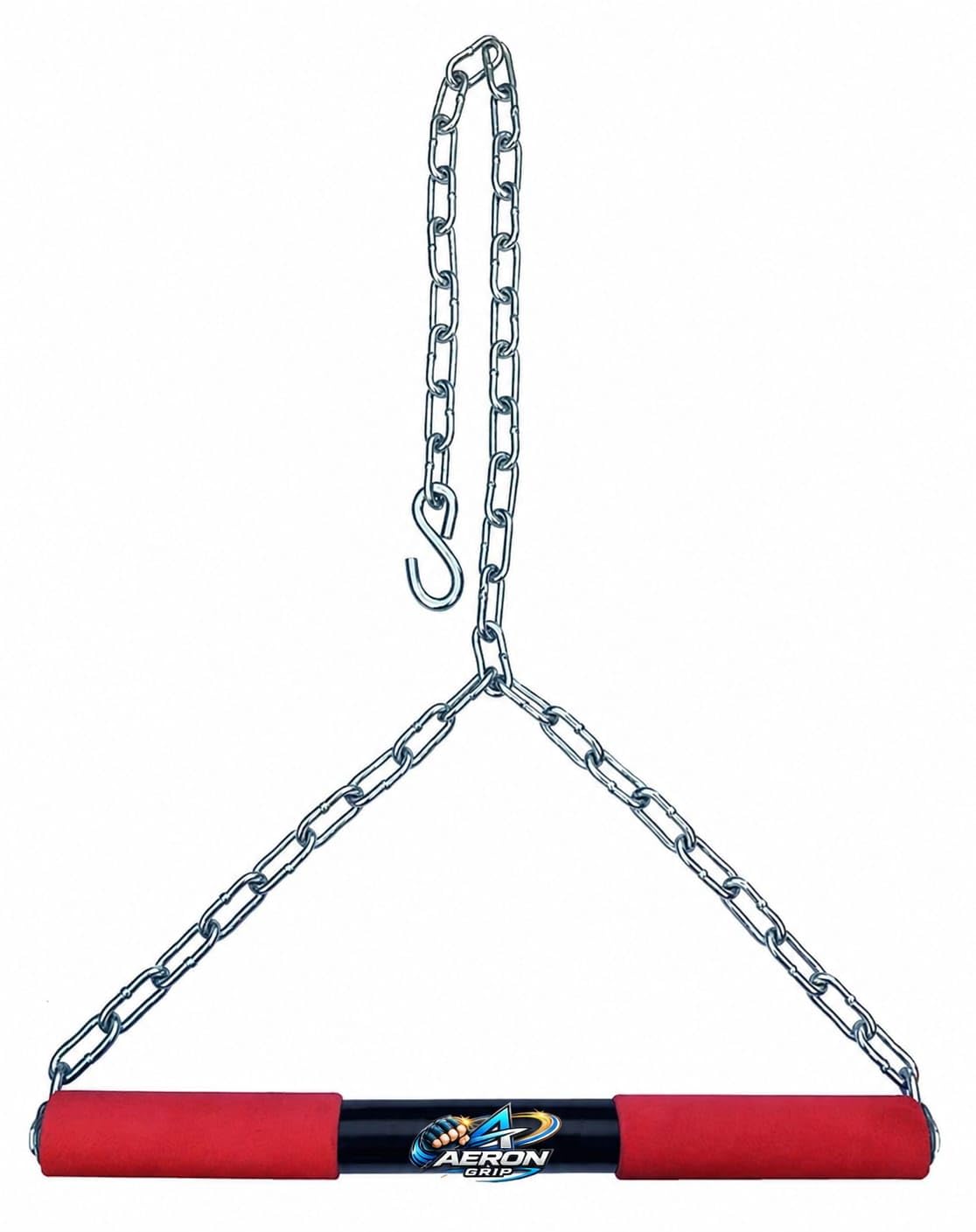 Pull Up Bar for ChinUps Hanging Rod Heavy Duty for Gym/Home Use for Men Kids Boys Adults Fitted with Chain Sangal (4.5FT)-image-9