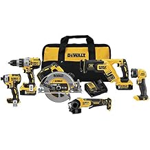 DEWALT 20V MAX* Cordless Drill Combo Kit, 6-Tool DCK695P2
