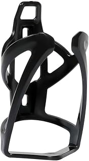 PC Cage Road and Bikes, Soporte ligero para bicicleta con esquinas lisas, se adapta a la mayoría de marcos con agujeros, accesorio de ciclismo de 137x77mm - Verde (negro)