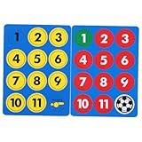 fichas futbol para niños Configuración precisa del jugador: permite un posicionamiento preciso del jugador, lo que ayuda a una mejor ejecución, tablero de entrenamiento, piezas de entrenamiento de fútbol